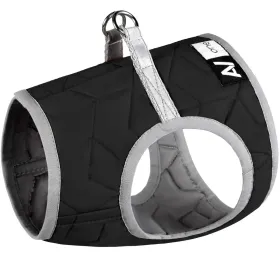 Шлея для собак AiryVest ONE м'яка XS2 чорна