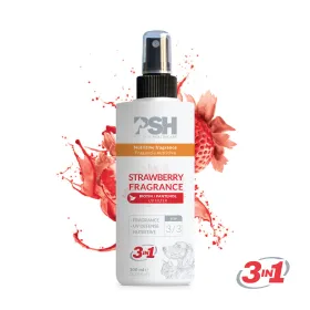 Спрей ароматичний 3 в 1 PSH Strawberry Nutritive Fragrance з ароматом полуниці та UV-фільтром для собак та котів 100 мл