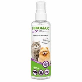 Спрей від бліх і кліщів FIPROMAX Bio для котів та собак 150 мл
