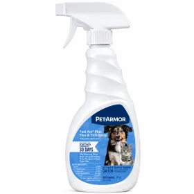 Спрей от блох и клещей PetArmor Fastact Plus для кошек и собак 473 мл