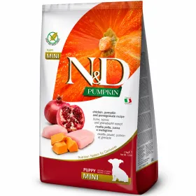 Сухий корм для цуценят малих порід Farmina N&D Pumpkin Grain Free Puppy Mini Chicken & Pomegranate з куркою, гарбузом і гранатом 800 г