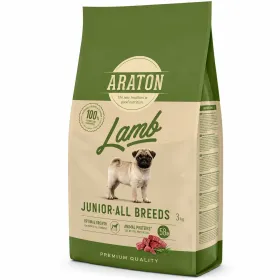 Сухий корм для цуценят усіх порід Araton Junior Lamb з ягням 3 кг