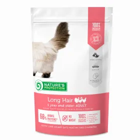 Сухий корм для дорослих довгошерстих котів Nature's Protection Cat Long Hair (Persian) з мясом птиці 400 г