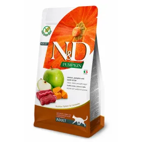 Сухий корм для дорослих котів Farmina N&D Pumpkin Grain Free Adult Venison & Apple з олениною, яблуком і гарбузом 300 г