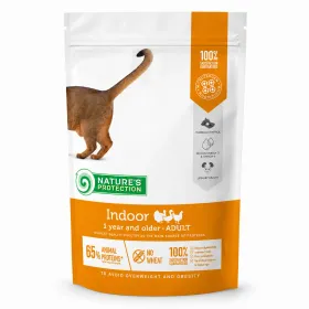 Сухий корм для дорослих котів Nature's Protection Cat Indoor що живуть у приміщенні, з м'ясом птиці 400 г
