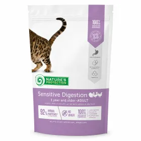 Сухий корм для дорослих котів Nature's Protection Cat Sensitive Digestion з чутливим травленням, з м'ясом птиці 400 г