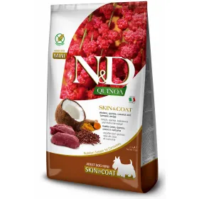 Сухий корм для дорослих собак Farmina N&D Quinoa Mini Skin & Coat Venison & Coconut для здоров’я шкіри та шерсті з оленининою і кокосом 800 г