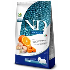 Сухий корм для дорослих собак малих порід Farmina N&D Ocean Grain Free Adult Mini Cod, Pumpkin & Orange з тріскою і апельсином 800 г
