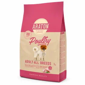 Сухий корм для дорослих собак усіх порід Araton Dog Adult Poultry  з м'ясом птиці 3 кг