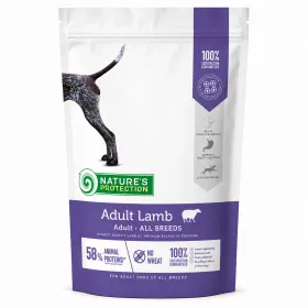 Сухий корм для дорослих собак усіх порід Nature's Protection Dog Adult Lamb All Breeds з ягням 500 г