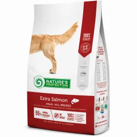 Сухий корм для дорослих собак усіх порід Nature's Protection Dog Extra Salmon з лососем 2 кг