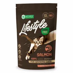 Сухий корм для кошенят Nature's Protection Lifestyle Grain Free Cat Kitten Salmon з лососем 400 г