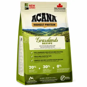 Сухой корм для собак всех пород Acana Grasslands с ягненком, уткой и рыбой 2 кг