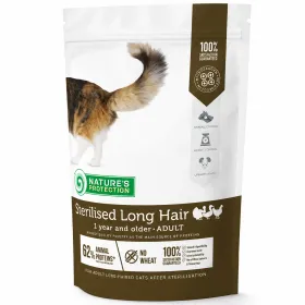 Сухий корм для стерилізованих довгошерстих котів Nature's Protection Cat Sterilised Long Hair з м'ясом птиці 400 г