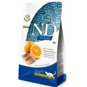 Сухий корм для стерилізованих котів Farmina N&D Ocean Grain Free Adult Neutered (Sterilised) Herring & Orange з оселедцем і апельсином 300 г