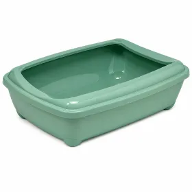 Туалет з бортиком для котів Moderna Arist-O-Tray Jumbo світло-зелений 57x43x16.3 см