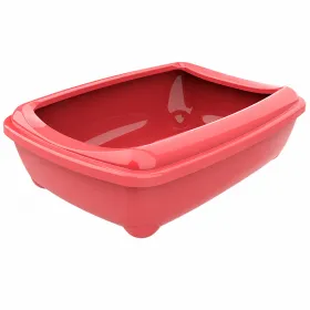 Туалет з бортиком для котів Moderna Arist-O-Tray Large кораловий 50x38x14 см