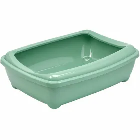 Туалет з бортиком для котів Moderna Arist-O-Tray Large світло-зелений 50x38x14 см