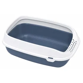 Туалет з рамкою для котів MPS Beta Plus Maxi синій 49x39x17 см