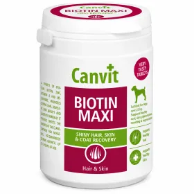 Вітамінно-мінеральний комплекс Canvit Biotin Maxі Здоров'я та краса шерсті у собак 115 табл. (230 г)