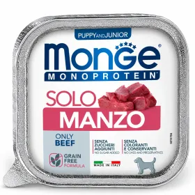 Вологий корм для цуценят Monge Monoprotein Pappy Solo 100% Beef Паштет з яловичиною 150 г