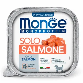 Вологий корм для цуценят Monge Monoprotein Pappy Solo 100% Salmone Паштет з лососем 150 г