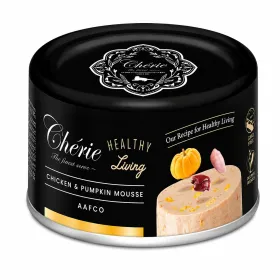 Вологий корм для дорослих котів Cherie Healthy Living Chicken & Pumpkin Mousse курка та гарбуз мус 80 г