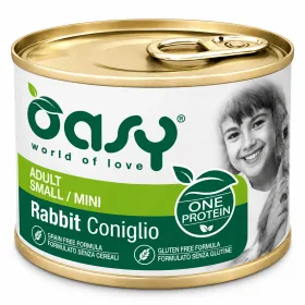 Вологий корм для дорослих собак малих порід OASY OAP Adult Small&Mini Паштет з кроликом 200 г