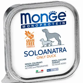 Вологий корм для дорослих собак Monge Monoprotein Dog Solo 100% Duck Паштет з качкою 150 г