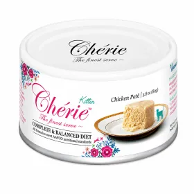 Вологий корм для кошенят Cherie Complete & Balanced Chicken Mousse Kitten курка мус 80 г