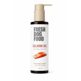 Харчова добавка Fresh Dog Food Salmon Oil Лососева олія для собак і котів 200 мл