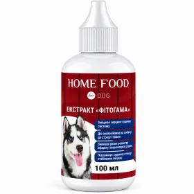 Заспокійливий екстракт Home Food "Фітогама" при схильністі до стресів та для зміцнення серцево-судинної системи у собак 100 мл