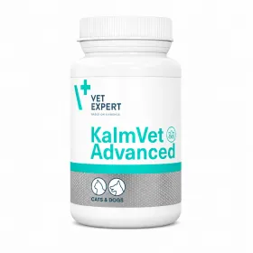 Заспокійливий препарат Vet Expert KalmVet Advanced посиленої дії для зниження стресу у собак і котів 60 капс.
