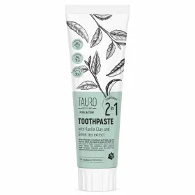 Зубна паста Tauro Pro Line Pure Nature з каоліном і екстрактом зеленого чаю для котів і собак 100 мл