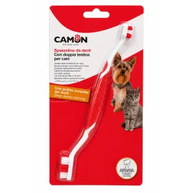 Зубна щітка Camon двостороння для собак